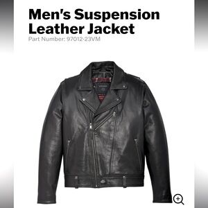 Men's “Suspension” Harley  Leather Jacket 97012-23VM “2024” XL. new with tags